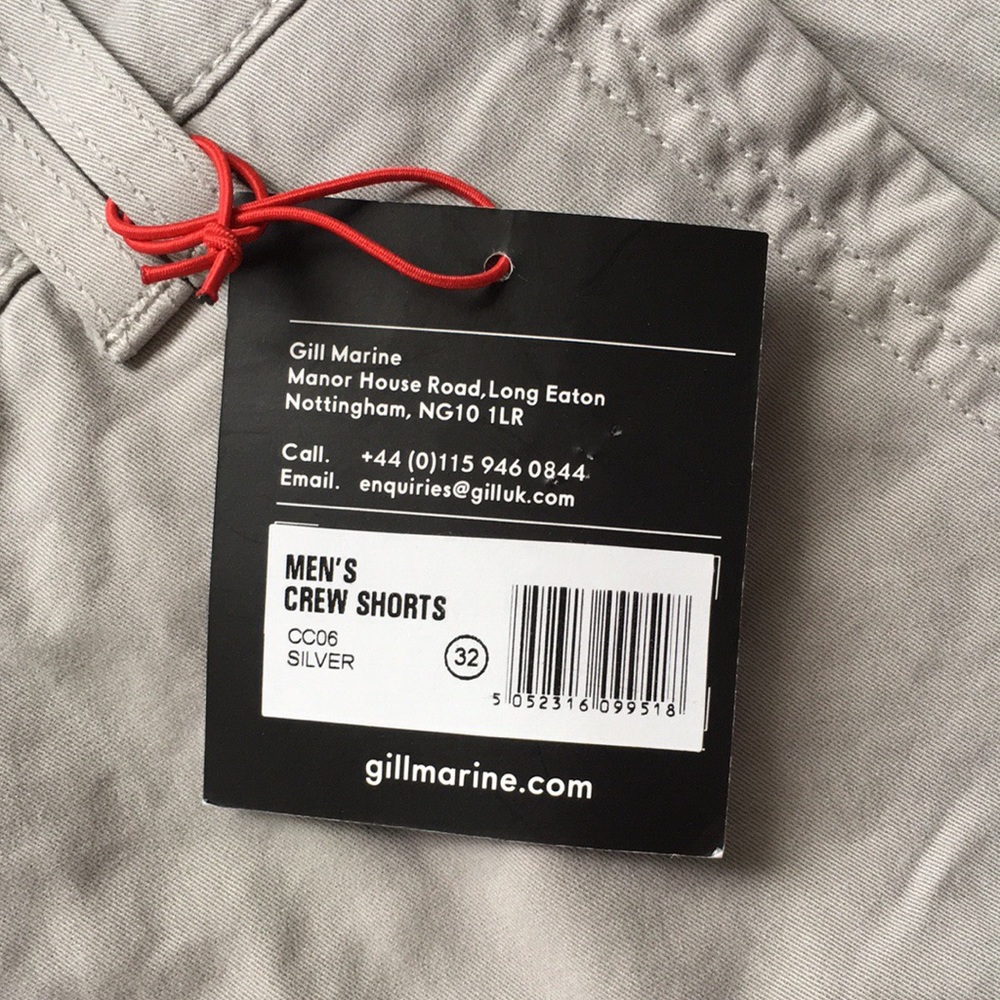 Gill Chino Crew Shorts Light Gray 32 Medium - Picture 7 of 14